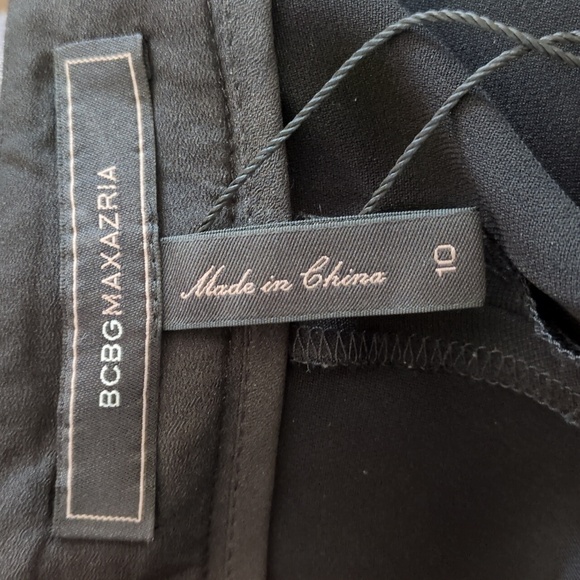 BCBG MaxAzria Whitnie Pants In Black Size 10 - Picture 8 of 9